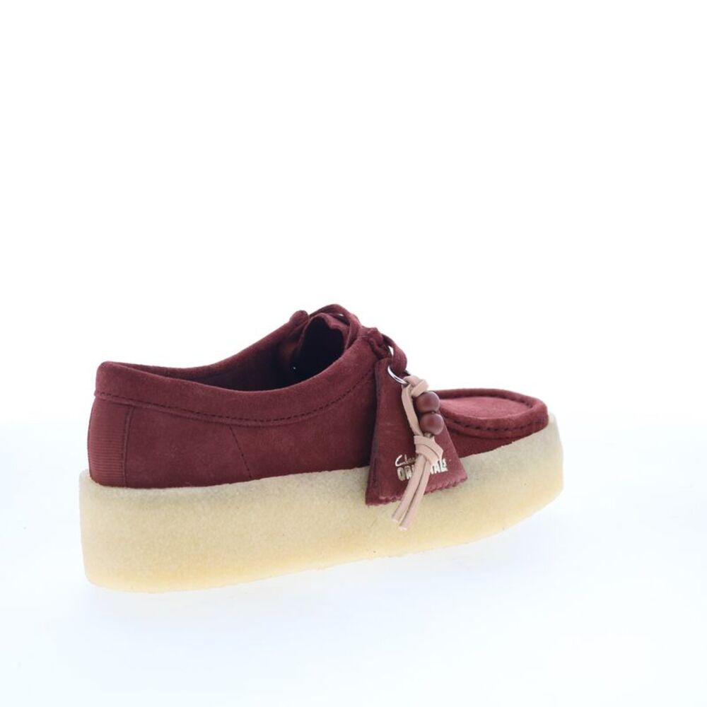 Clarks Womens Wallabee Cup Red Shoes (NWT) - Picture 7 of 7